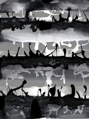NO MAN'S LAND 1, COOL GREYSCALE