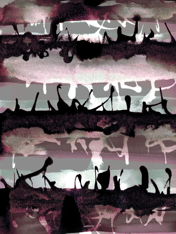NO MAN'S LAND 1, ROSE BURGUNDY