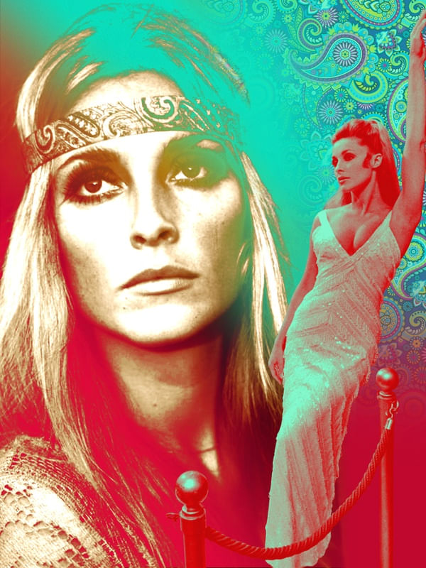 SHARON TATE RETRATO COLAGEM