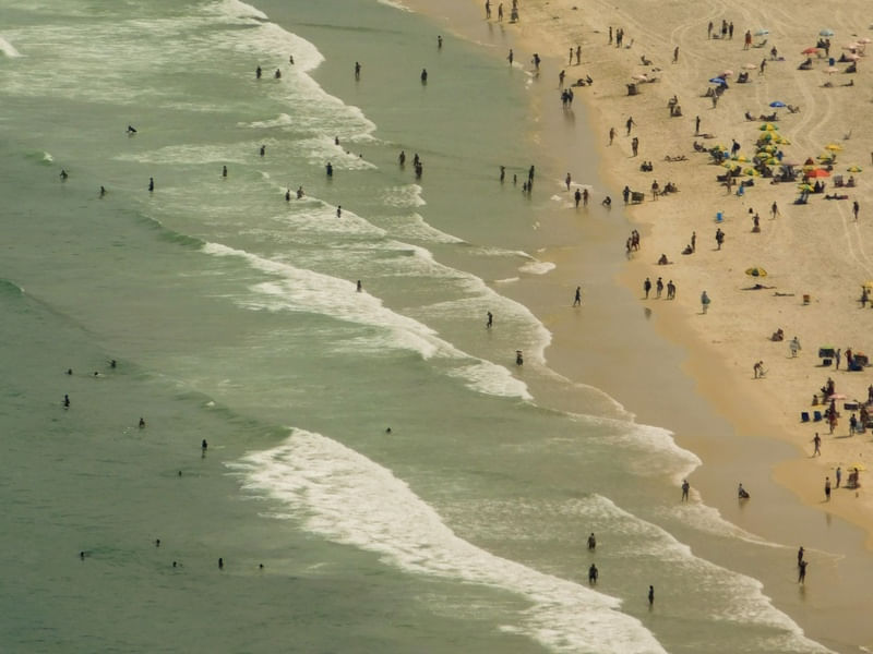 PRAIA DE COPACABANA - VISTA AÉREA