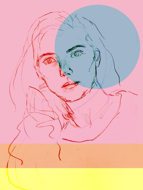 RETRATO MENINA EM CORES