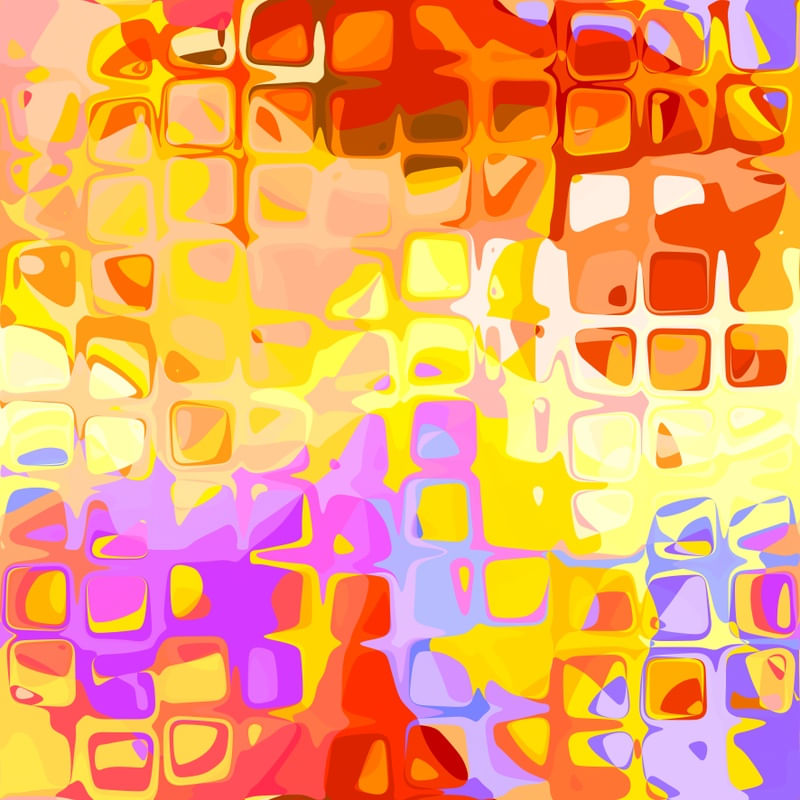 COLORFUL PATTERN I - SQUARE