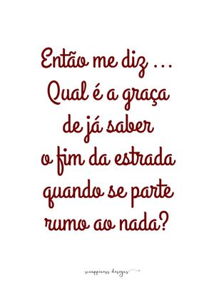 FIM DA ESTRADA