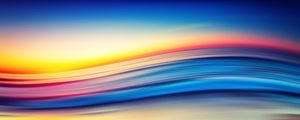 ABSTRACT SUNSET - PANORAMIC