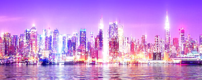 ABSTRACT CITYSCAPE - PANORAMIC