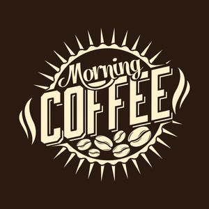MORNING COFFEE SQUARE BROWN