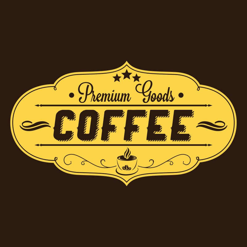 PREMIUM GOODS COFFEE SQUARE BROWN