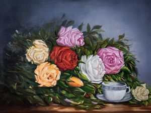 COLORED ROSES