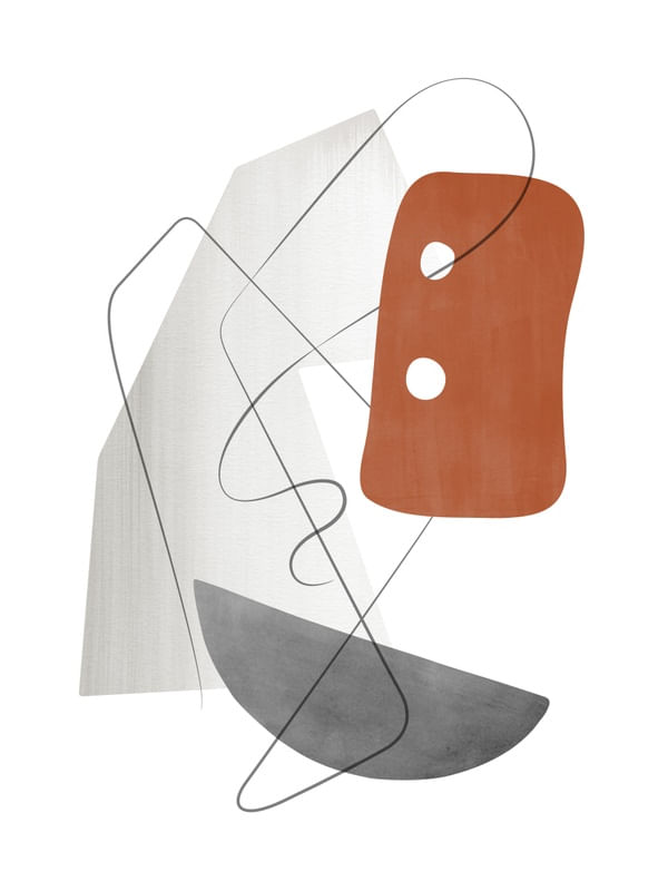COMPOSIÇÃO ABSTRATA COM LINHAS CINZENTAS 13