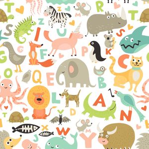ARTE INFANTIL ALFABETO ANIMAIS