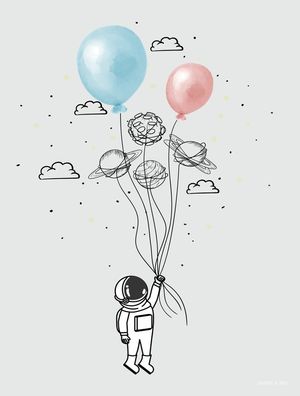 ASTRONAUTA BALÕES
