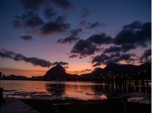 ENTARDECER NA LAGOA