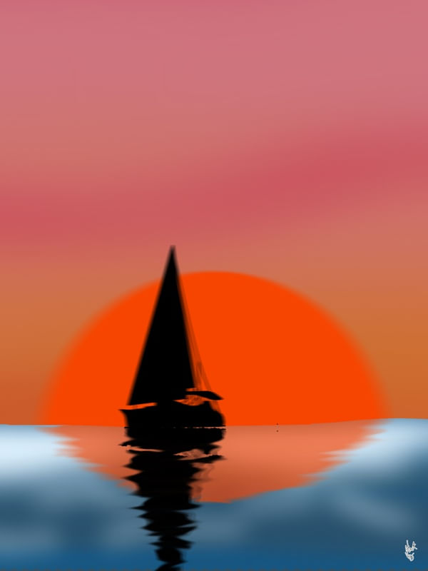 SUNSET SHIP