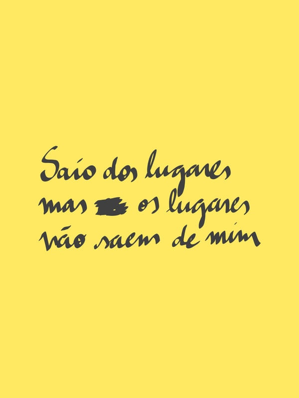 SAIO DOS LUGARES ... - AMARELO