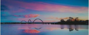 PONTE JK AO AMANHECER