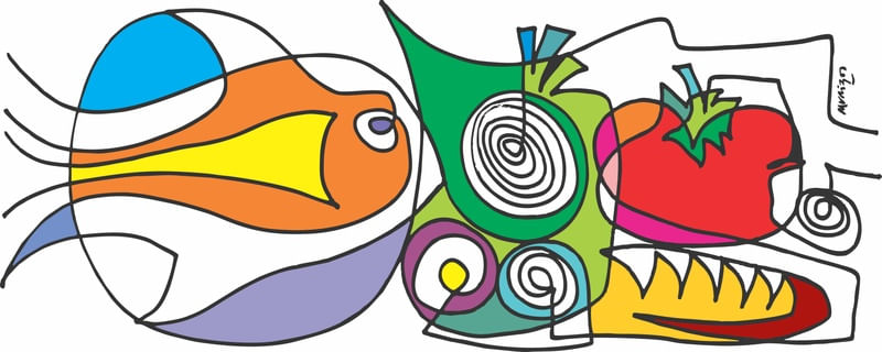 PEIXE E VERDURAS