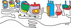 COZINHA, POTES, TALHERES
