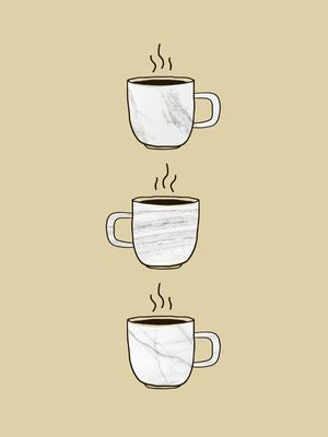 CAFEZINHO MARMORIZADO