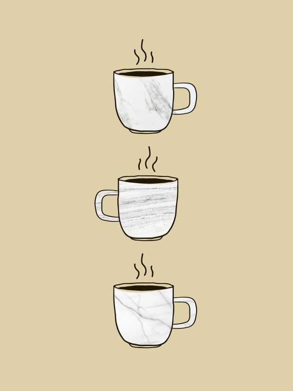 CAFEZINHO MARMORIZADO