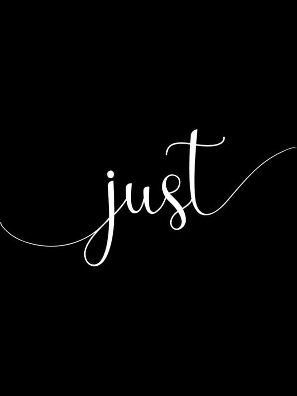 JUST BLACK