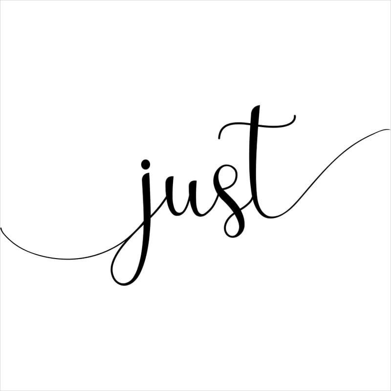 JUST WHITE SQUARE