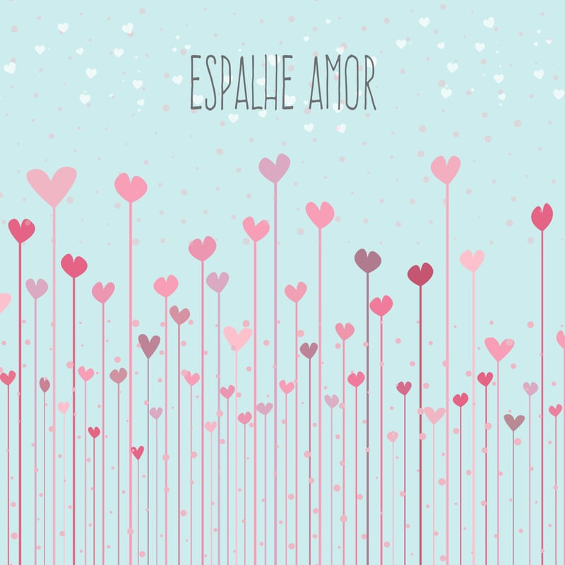 ARTE INFANTIL ESPALHE AMOR