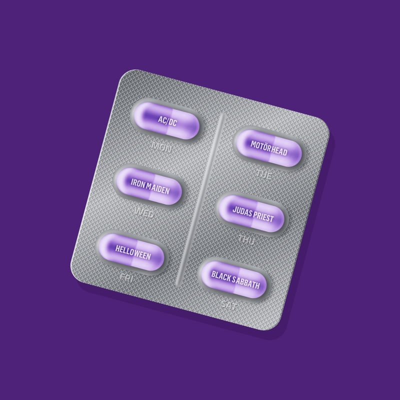 ROCK PILLS 01 HEAVY METAL