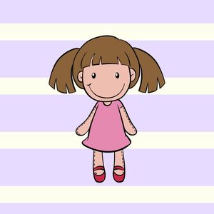 ARTE INFANTIL BONECA PANO