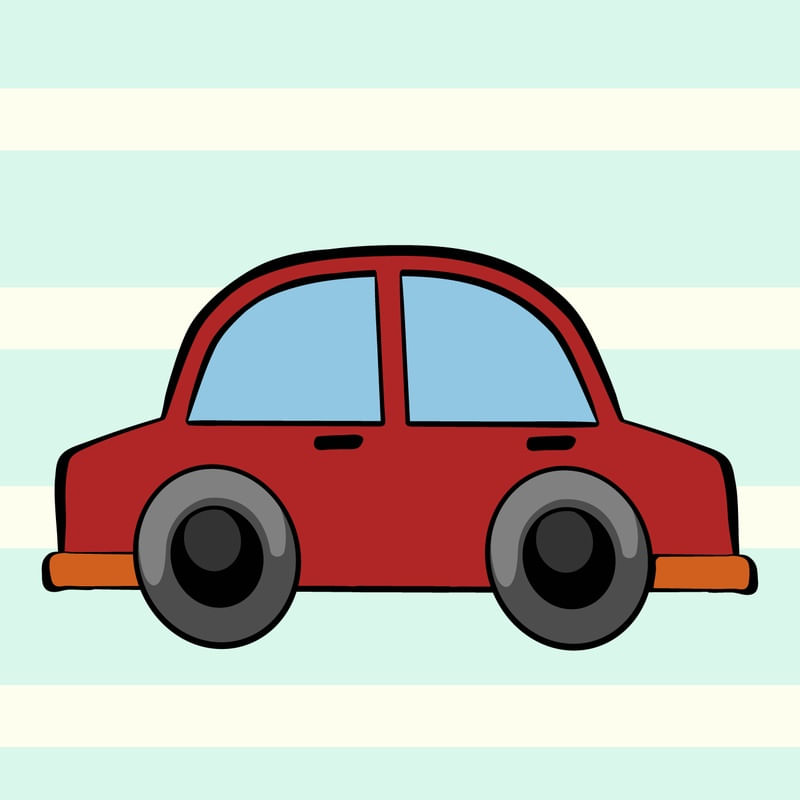 ARTE INFANTIL CARRINHO
