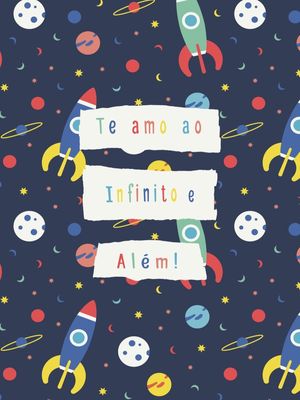 ARTE INFANTIL TE AMO AO INFINITO E ALÉM