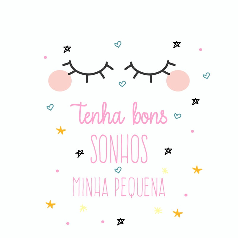 ARTE INFANTIL TENHA BONS SONHOS