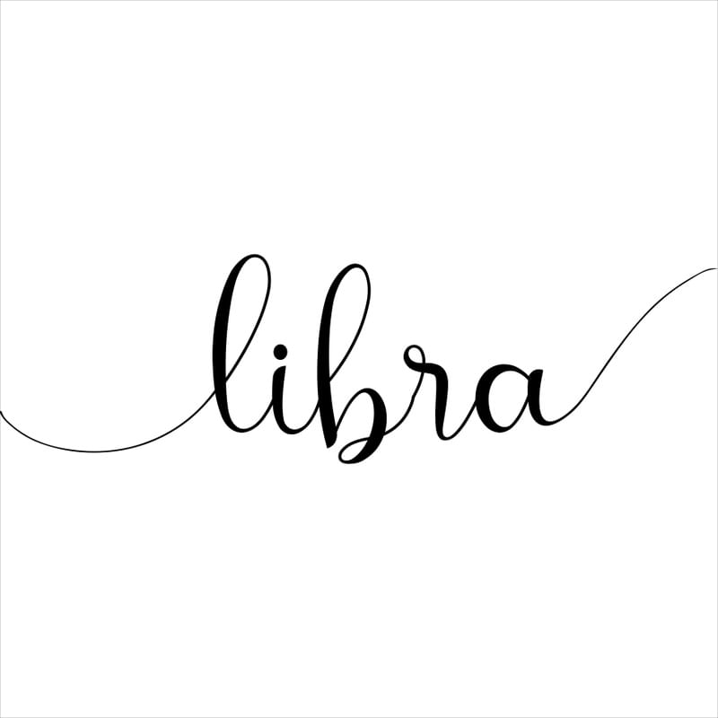 SIGNO LIBRA FUNDO BRANCO QUADRADO