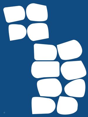 BLUE AND WHITE MINIMALS N7