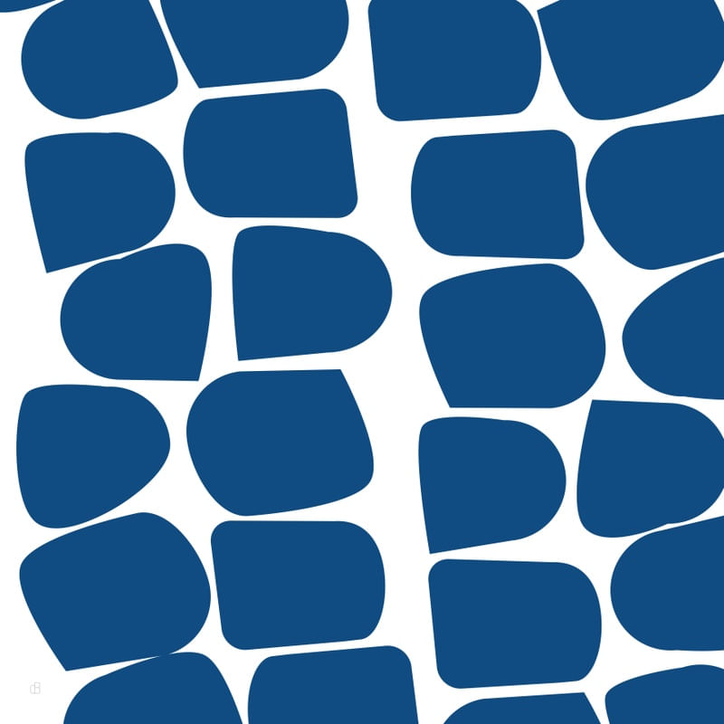 BLUE AND WHITE MINIMALS Q11
