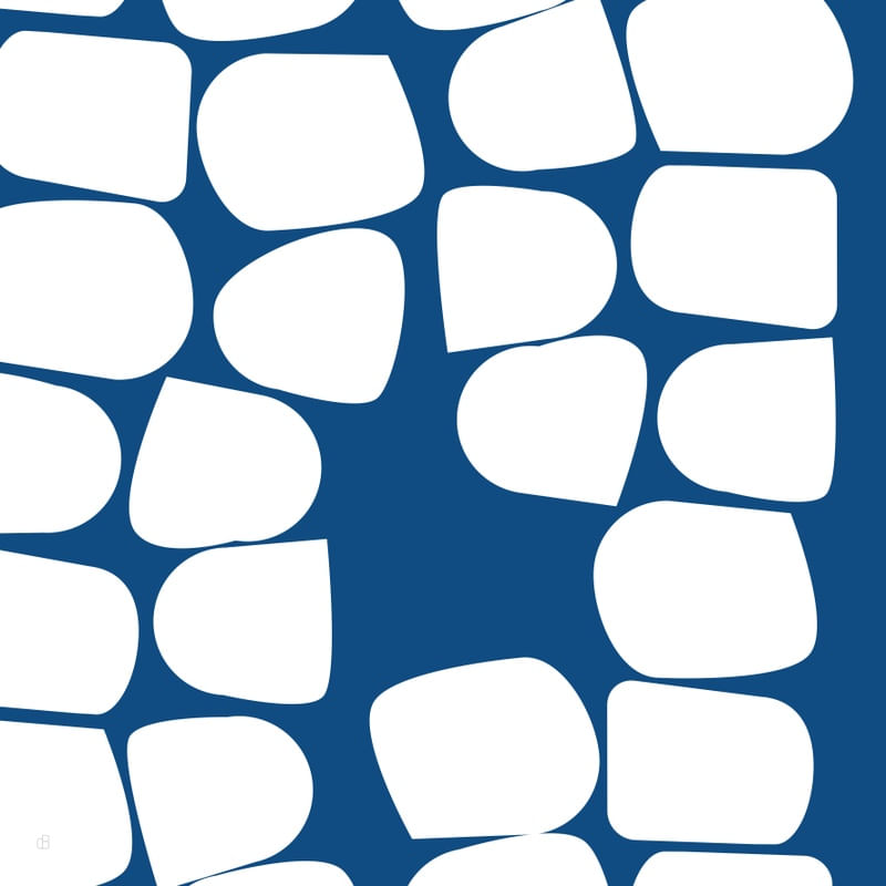 BLUE AND WHITE MINIMALS Q20