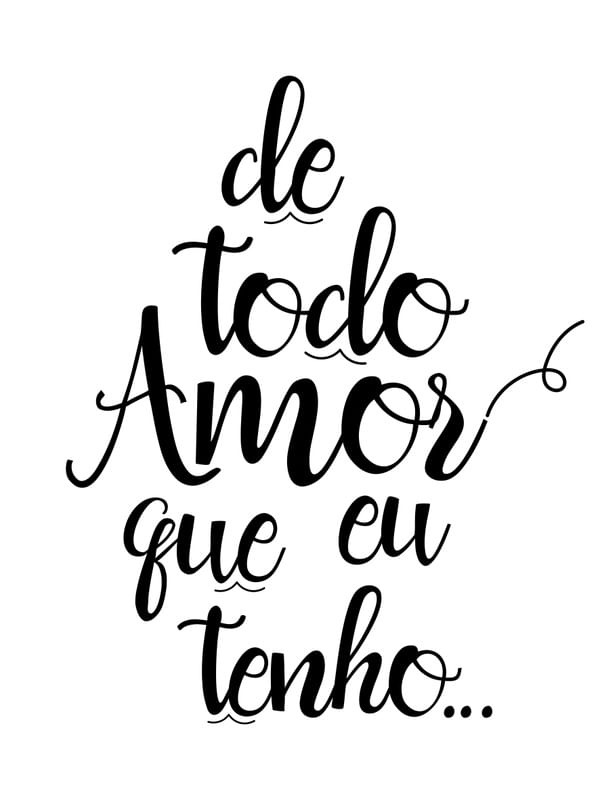 DE TODO AMOR QUE EU TENHO... METADE FOI TU QUE ME DEU - PARTE 1 DE 2