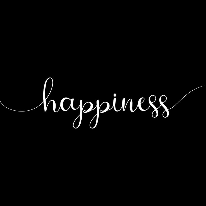 HAPPINESS BLACK SQUARE