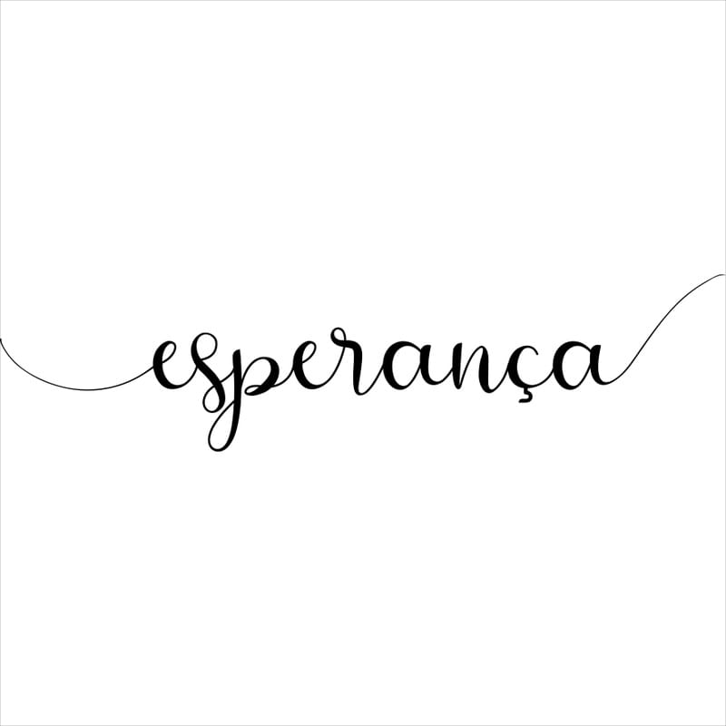 ESPERANÇA FUNDO BRANCO QUADRADO