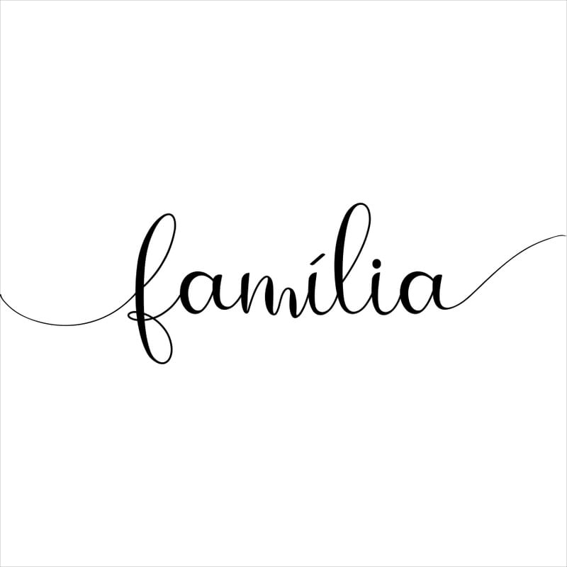 FAMÍLIA FUNDO BRANCO QUADRADO