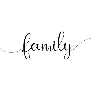 FAMILY WHITE SQUARE