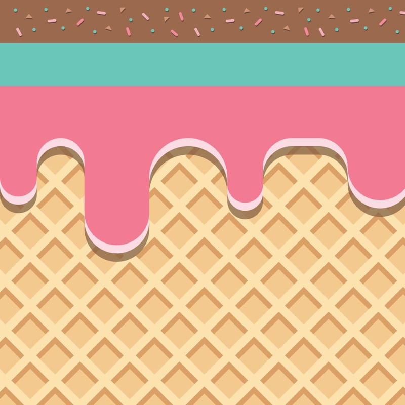 ICE CREAM CONE SQUARE