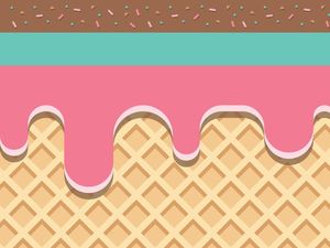 HORIZONTAL ICE CREAM CONE
