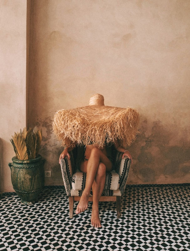 THE GIRL AND THE HAT