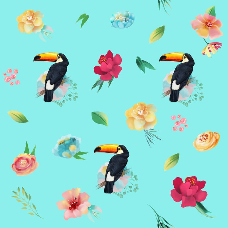 TOUCANS IN PARADISE
