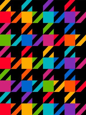 GEOMETRIC PIED COLORS