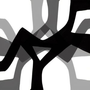 FORK IN THE ROAD 2, BLACK WHITE GREY