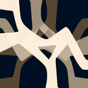 FORK IN THE ROAD 5, BLACK TAN TAUPE CREAM