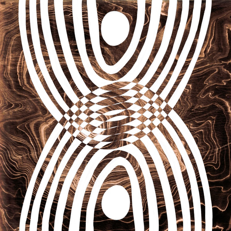 AS ABOVE SO BELOW, MULTI BROWN WHITE