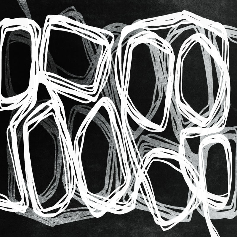 ORBIT 1, BLACK WHITE