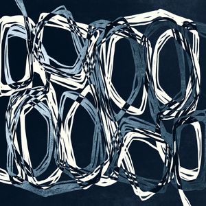 ORBIT 4, INDIGO BLUE WHITE